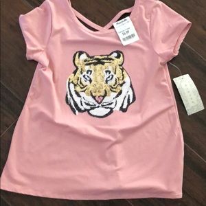 Pink tiger shirt